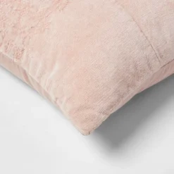 Oversized Washed Pieced Chenille Lumbar Throw Pillow - Threshold™ -Threshold GUEST d7e2dc16 7108 41cf 89c1 586ee884662b