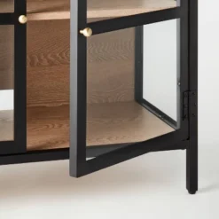 Crystal Cove Glass TV Stand For TVs Up To 59" - Threshold™ Designed With Studio McGee -Threshold GUEST d7fbde89 0a6e 4100 a386 891e235e63ea