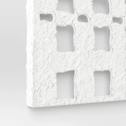 30" X 22" Metal And Paper Pulp Geometric Wall Sculpture Off-White - Threshold™ -Threshold GUEST de5322d5 ec4b 4477 b177 3ceadc0d97b7