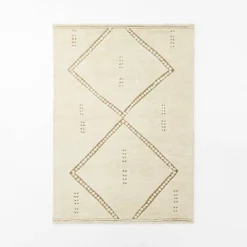 Cedar Hills Plush Geo Print Rug Cream - Threshold™ Designed With Studio McGee -Threshold GUEST e21a1c43 b5ed 4260 b717 48277652c9e6