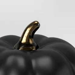 Set Of 3 Small Ceramic Halloween Pumpkins With Gold Stem - Threshold™ 5 Set Of 3 Small Ceramic Halloween Pumpkins With Gold Stem - Threshold™ -Threshold GUEST e522c71c 5236 4716 87d9 cb99acca79a8