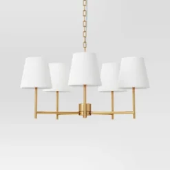 5 Arm Shaded Chandelier - Threshold™ -Threshold GUEST e5927df8 27d0 4939 bb95 f495fe88f184