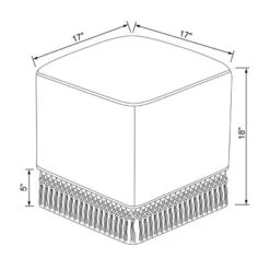 Westchester Fringe Cube - Threshold™ Designed With Studio McGee -Threshold GUEST e62a4ff7 76f6 4b24 887f f28aab6e03a5