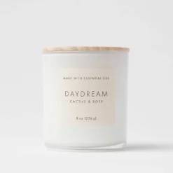 Wood Lidded Glass Wellness Daydream Candle - Threshold™ -Threshold GUEST e7678411 c900 447e 88b9 57b15bd05ed0