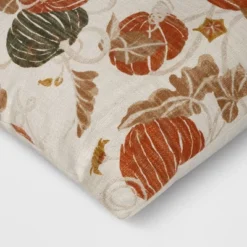 Printed Pumpkin Square Throw Pillow - Threshold™ -Threshold GUEST f1983f38 53f5 44a7 b656 2ab825a330da