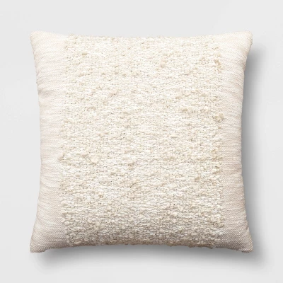 Textural Solid Square Throw Pillow - Threshold™ 5 Textural Solid Square Throw Pillow - Threshold™ - Image 5