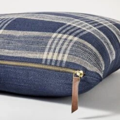 Woven Plaid Square Throw Pillow With Zipper Pull - Threshold™ Designed With Studio McGee -Threshold GUEST fe70c6d8 c50a 42b0 8b67 44e2adca59be