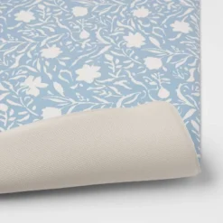 30" X 18" Floral Comfort Mat Blue - Threshold™ 5 30" X 18" Floral Comfort Mat Blue - Threshold™ -Threshold GUEST ff17f1bd de29 42cd a7a2 387bf1ddee59